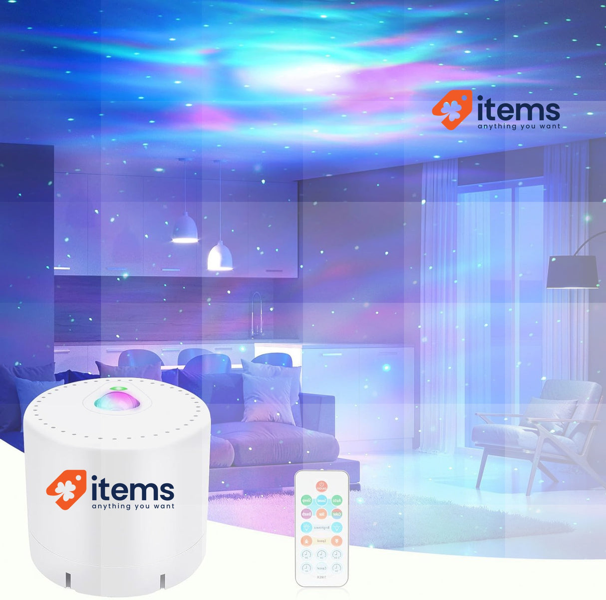MHAZDZE LED Starry Sky Projector Starlight Projector Galaxy Projector