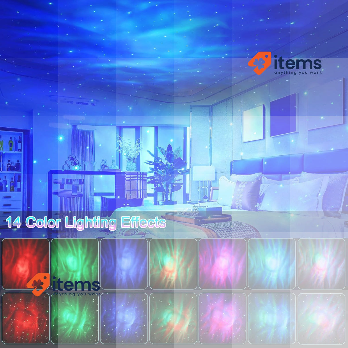 MHAZDZE LED Starry Sky Projector Starlight Projector Galaxy Projector