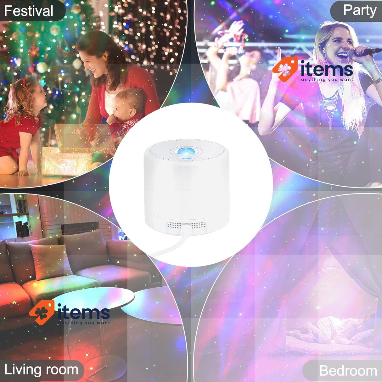 MHAZDZE LED Starry Sky Projector Starlight Projector Galaxy Projector