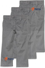 Amazon Essentials Boys and Toddlers Khaki Trousers, Size 5 Years Grey - One Only