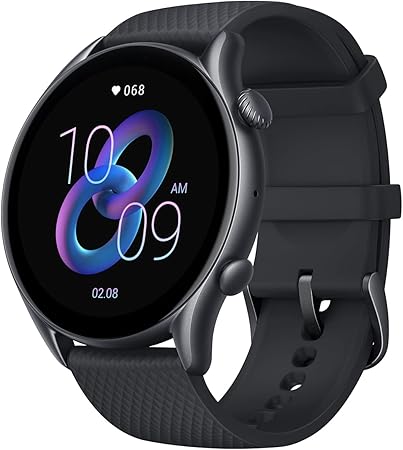 Amazfit GTR 3 Pro 46mm Smart Watch with AMOLED Display Black