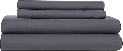 Todocama Bed Sheets Cama 150-150x190/200 cm, Dark Grey