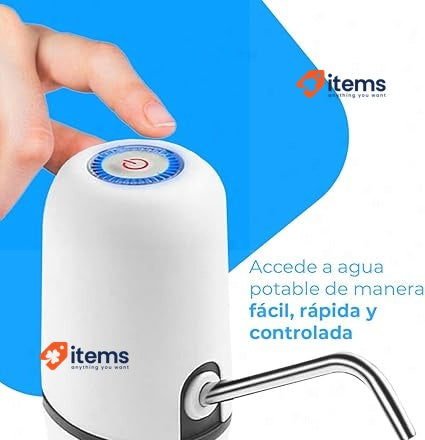 NK Automatic Water Dispenser - USB Charger, Steel Dispenser, BPA Free, Cold