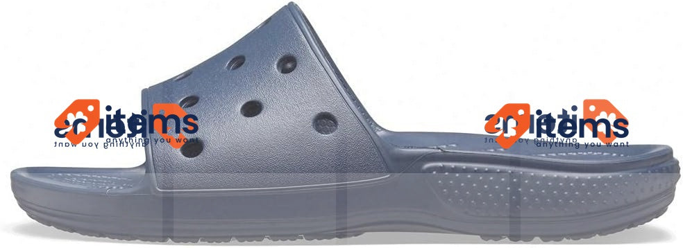 Crocs Unisex Classic Slide Navy Blue Synthetic Size 13 UK Men, 49-50 EU