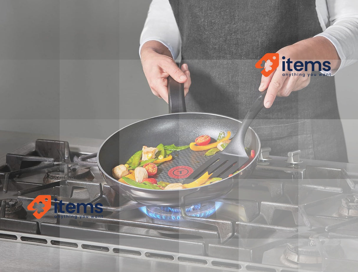 Tefal D52602 Resist Frying Pan 20 cm Safe Titanium Non-Stick Coating Black