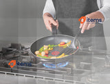 Tefal D52602 Resist Frying Pan 20 cm Safe Titanium Non-Stick Coating Black