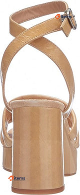 Unisa Women s Heeled Sandal in Beige, Size 6.5 UK (37 EUR) Unisa Women's Skin