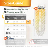 smart&gentle Super Soft Turbo Ironing Board Covers, 108-115 x 30-35 cm, Grey