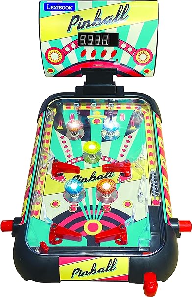 Lexibook Table Electronic Pinball, Action and Reflex Game for Children JG610