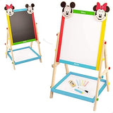 WOOMAX Disney 48739 Mickey and Minnie Wooden White Board For Kids