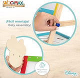 WOOMAX Disney 48739 Mickey and Minnie Wooden White Board For Kids