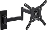 Amazon Basics Full-Motion TV Wall Mount For 12-Inch (30.5 cm) Black