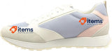 HUGO Women s Icelin Sneaker in White / Purple / Pink, Size 5 UK (38 EU) Blue450
