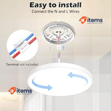 Ceiling Light LED Ceiling Light 24 W 28 cm IP54 White 4000 2000 Waterproof Round