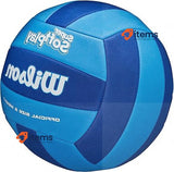 WILSON Adult Super Soft Play Volleyball Faux Leather Royal/Navy Outdoor