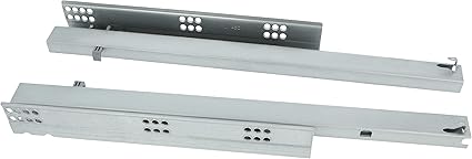 Amig Mod.45 Zinc Plated Steel Sliding Runners Furniture Set of 2