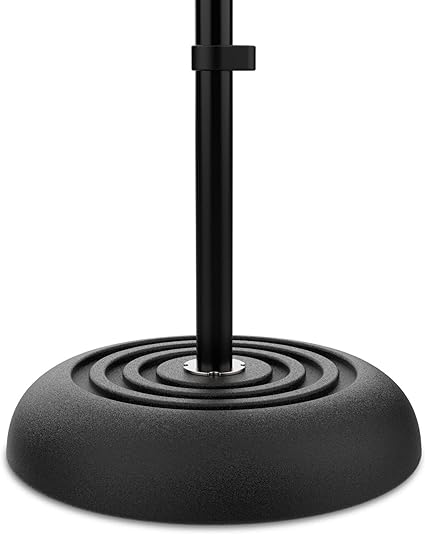 Audibax Base 10E - Floor Microphone Stand - Round Base Stand