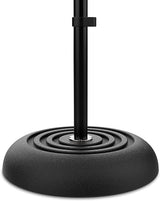 Audibax Base 10E - Floor Microphone Stand - Round Base Stand