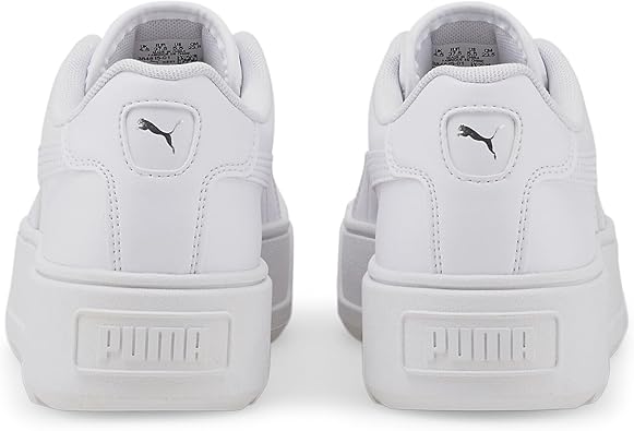 Puma Karmen, Women's Sports Shoes, Puma White Puma White Puma Silver, 39 EU