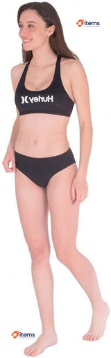 Hurley Women's OAO Scoop Top Bikini Pull On Black XSmall Other Clothes Shoes