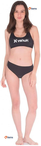 Hurley Women's OAO Scoop Top Bikini Pull On Black XSmall Other Clothes Shoes