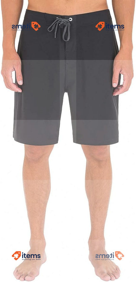 Hurley Herren Solid 20' Board-Shorts Black 33