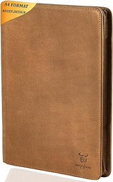 MATADOR Barcelona Men's Document Folder, Genuine Leather, (Light Brown)