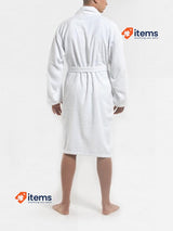 Top Towel Unisex Bathrobe - Shower Robe for Men or Women 100% Cotton 500 g/m2