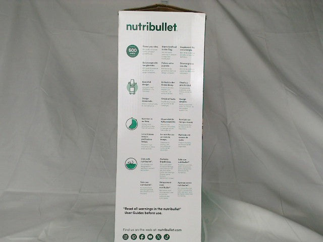 Nutribullet blender Original 600 Electric, Handkerchief, Blender for Smoothie