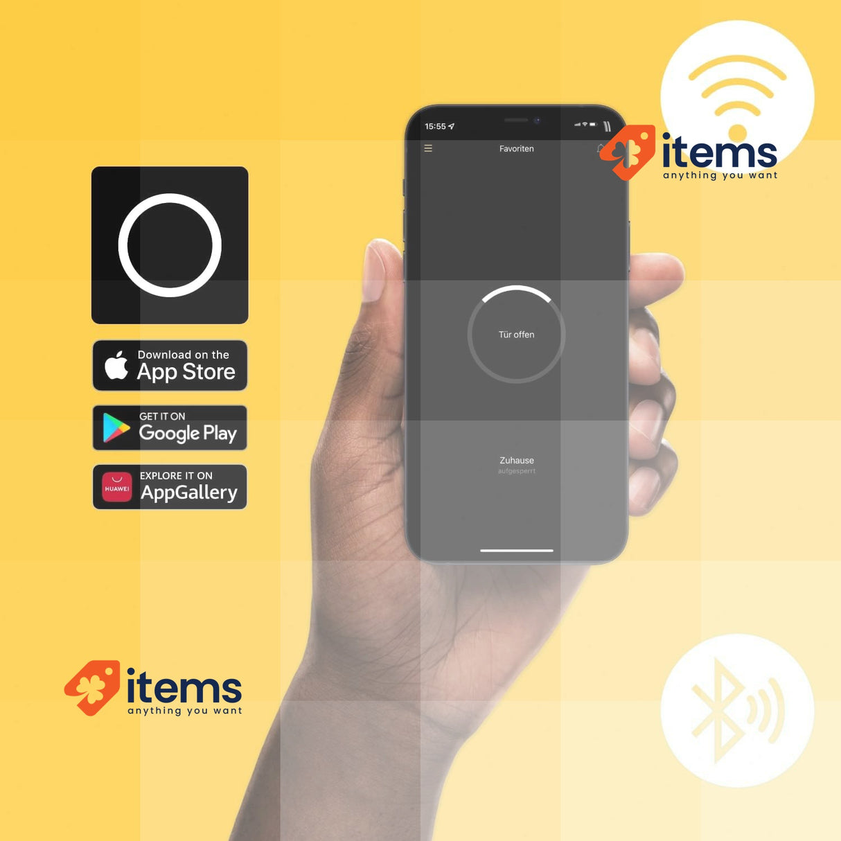 Nuki Smart Lock 3.0 Pro for Euro Profile Cylinder, Smart Door Lock with WiFi