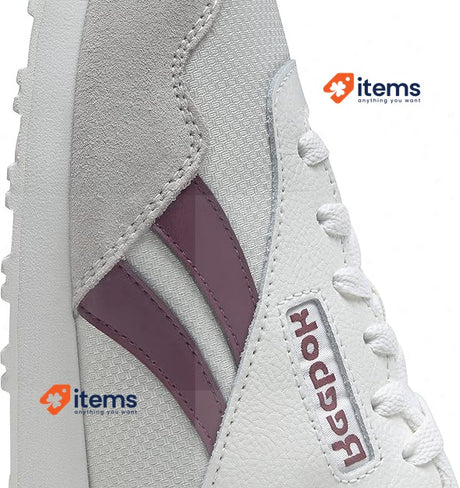 Reebok Men s Royal Ultra Sneakers, White/Purple, Size 4.5 UK (36.5 EU)