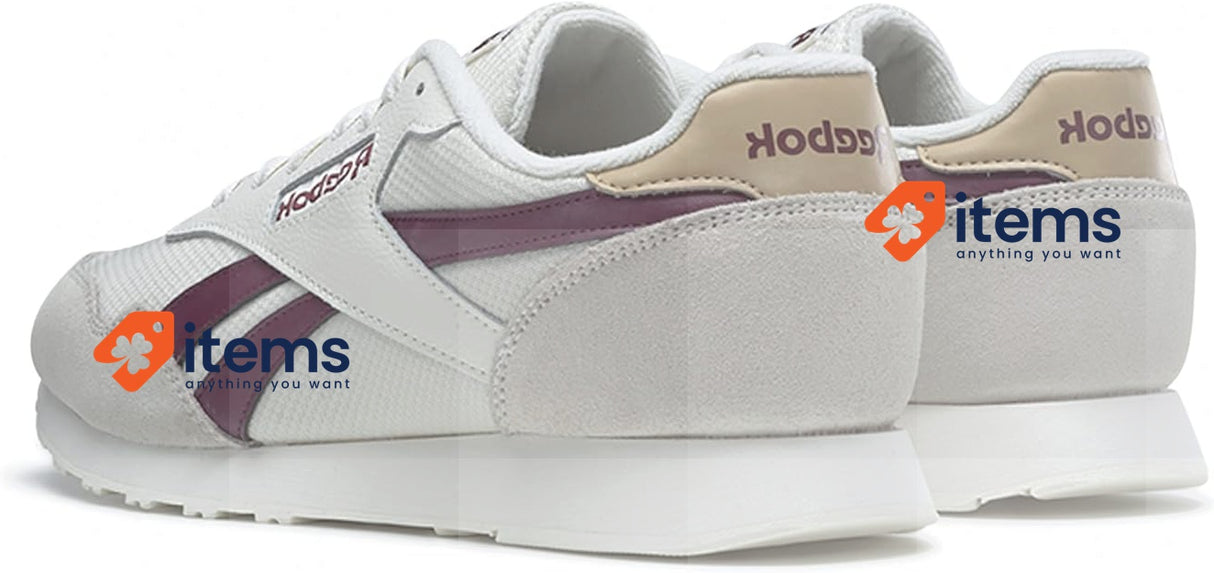 Reebok Men s Royal Ultra Sneakers, White/Purple, Size 4.5 UK (36.5 EU)