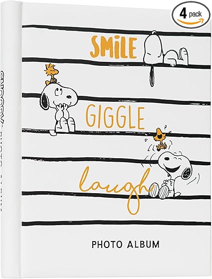 Grupo Erik Snoopy Self-Adhesive Photo Album 9x12 inches Snoopy White