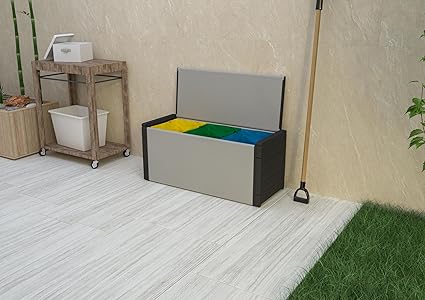 Adventa: Storage Box for Separated Collection in PVC and PP Resin Grey