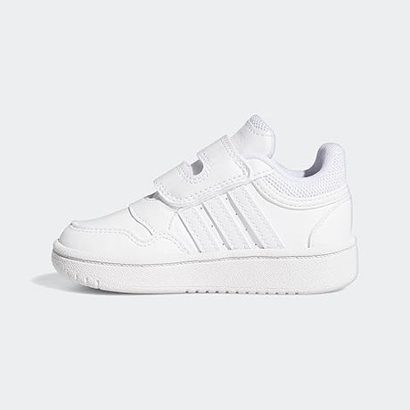 adidas unisex-baby HOOPS 3.0 BASKETBALL SHOES for Unisex Sneakers White