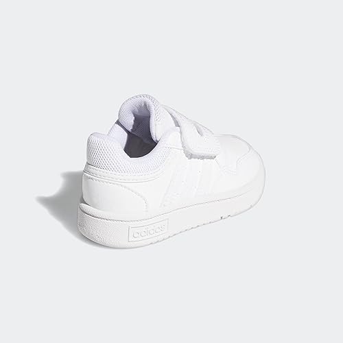 adidas unisex-baby HOOPS 3.0 BASKETBALL SHOES for Unisex Sneakers White