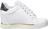 GUESS Faster Womens Sneaker Rubber Shoes White 37 EU