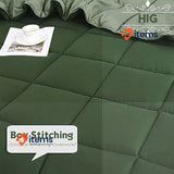 HIG 3 Piece Coverless Duvet Green King - 240 x 220cm Green