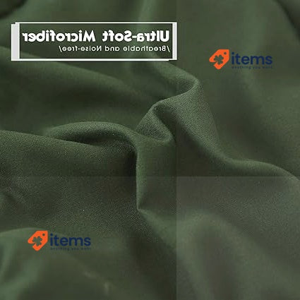 HIG 3 Piece Coverless Duvet Green King - 240 x 220cm Green