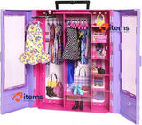 Barbie Fashionistas Doll & Playset, Ultimate Closet with Barbie Clothes