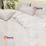 Poligino Duvet Cover 230 X 220 Cm Grey Bedding King Size Set 230x220 Federe Soft
