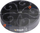 lionto Anti-sling bowl for dogs and cats Ø 30 cm, Non-slip, Black 5.5 cm 1500 g