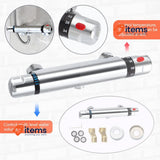 Uten Wall Mounted Shower Mixer Valve Anti Scald Tap, Hot & Cold Water Mixer
