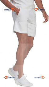 adidas M FI 3BAR Short Shorts, Men s, White, Large Adidas Men's