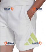 adidas M FI 3BAR Short Shorts, Men s, White, Large Adidas Men's