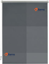 Deco Company Thermal Roller Blind, No Drilling, Reverse Grey Clamp Mount Maximum