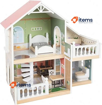 Small Foot House of dolls Villa in Ciudad, compact, Children's, Wood