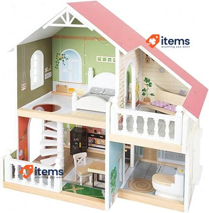 Small Foot House of dolls Villa in Ciudad, compact, Children's, Wood