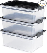 Rotho Jive Dome Storage Box 13 L with Lid, Plastic (PP) BPA-Free, Dark Grey