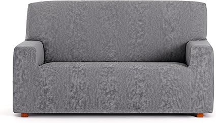 Eysa Llion Sofa Cover, Lycra, Grey 6, 3 Seater